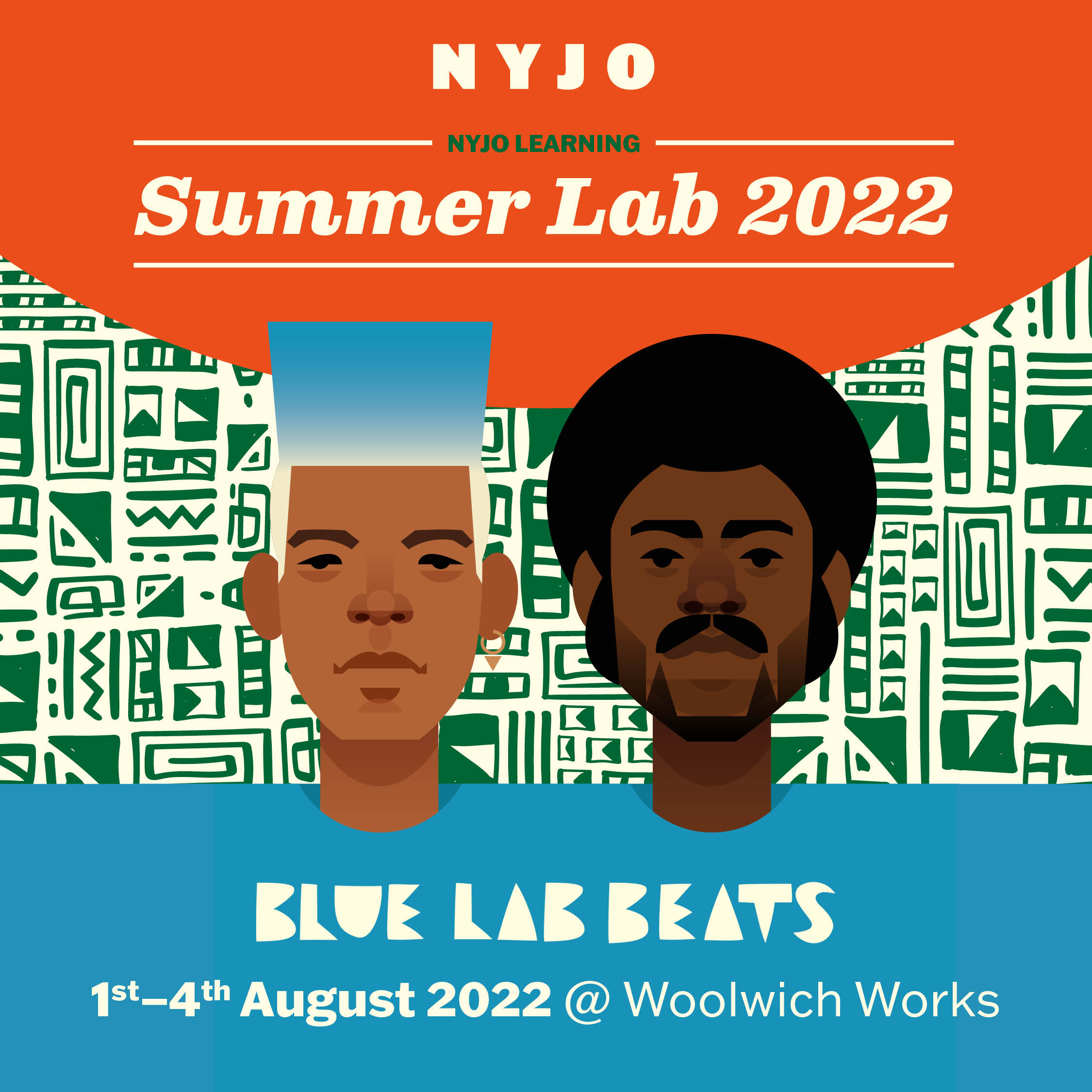 NYJO Blue Lab Beats Insta Square
