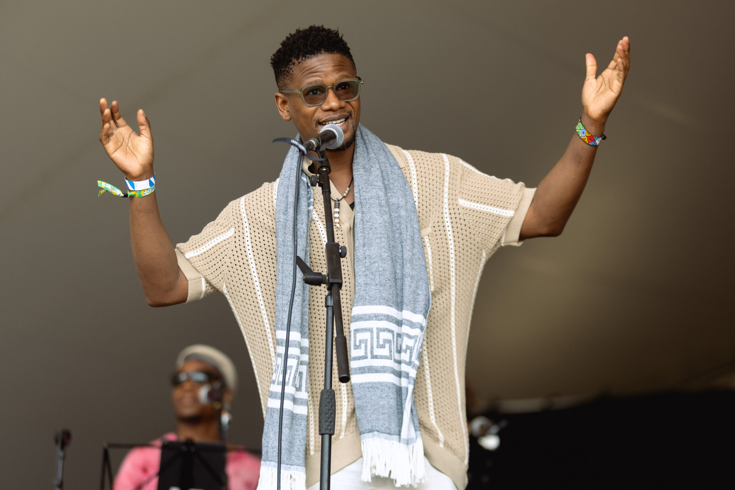 singer performs